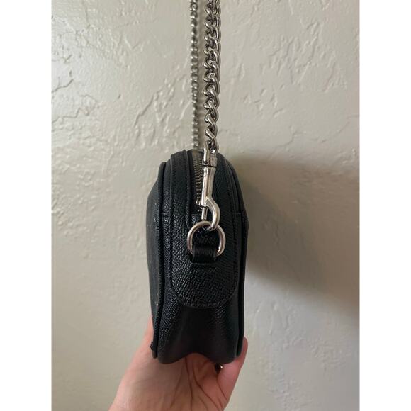 Coach Isla Chain Crossbody Purse Star Glitter F37748 Festival Concert Event Punk - Picture 8 of 15